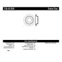 Stoptech 128.44128R Power Slot 03-09 Toyota 4 Runner / 03-09 Lexus GX470 Drilled Right Rear Rotor