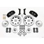 Wilwood 140-12837-D Dynapro 6 Front Hub Kit 12.19in Drilled 79-87 GM G Body
