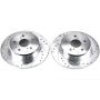 PowerStop JBR738XPR PowerStop Evolution Performance Drilled, Slotted & Plated Brake Rotor Pair