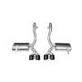 CORSA Performance 14961BLK Corsa 1997-2004 Chevrolet Corvette C5 Z06 5.7L V8 Black Xtreme Axle-Back Exhaust