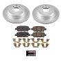 PowerStop CRK9064 Genuine Geomet Coated Rotor and Low-Dust Ceramic Brake Pad Kit