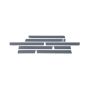 Putco 9751225BP 15-19 Chevy Silverado HD - Crew Cab 6.5in Bed (10pcs) Black Platinum Rocker Panels