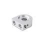 Mishimoto MMOP-SP Silver M20 Oil Sandwich Plate