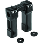 Kuryakyn 6132 5inch Billet Handlebar Risers Black
