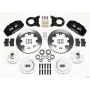 Wilwood 140-12945 Dynapro 6 Front Hub Kit 12.19in 1970-1973 Mustang Disc & Drum Spindle