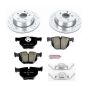 PowerStop K5984 Z23 Daily Driver Carbon-Fiber Ceramic Brake Pad and Drilled & Slotted Rotor Kit