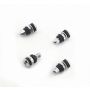 MR. GASKET MRG1957 Chrome Tire Valves (4pk) Short Screw-On Mount