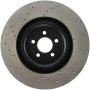 StopTech Cross Drilled Sport Brake Rotor - 2015 Ford Mustang w/ Brembo - Front Left