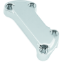 Bikers Choice 493976 74-Up Big Twin and XL Scalloped Handlebar Clamp Without Skirt