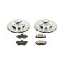PowerStop KOE1327 OE Stock Replacement Low-Dust Ceramic Brake Pad and Rotor Kit