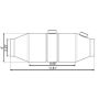 Different Trend Regular Catalytic Converters OBD II Epa Complant 438204
