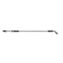 Goodridge HD1045-1CC-CL68 68in Universal Clutch Line w/SS Fittings & Clear Hose - 45 Deg Banjo w/Straight 7/16 UNF