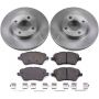 PowerStop KOE6818 OE Stock Replacement Low-Dust Ceramic Brake Pad and Rotor Kit