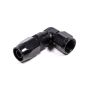 FRAGOLA FRG109108-BL #8 x 90 Low Profile Forged Hose End Black