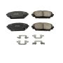 PowerStop 17-1728 PowerStop - Z17 Low-Dust Ceramic Brake Pads with Hardware