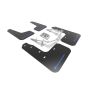 Rally Armor MF71-UR-BLK/BL Black Mud Flap/Blue Logo