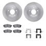 Dynamic Friction 6612-67003 Rotor Kit