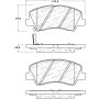 Stoptech 308.15930 Street Brake Pads - Rear