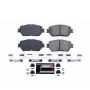 PowerStop Z23-908 PowerStop - Z23 Daily Driver Carbon-Fiber Ceramic Brake Pads with Hardware Kit