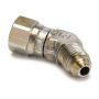 AutoMeter 3273 FITTING, ADAPTER, 45?, -4AN FEMALE TO -4AN MALE, STEEL