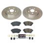 PowerStop K8336 Z23 Daily Driver Carbon-Fiber Ceramic Brake Pad and Drilled & Slotted Rotor Kit