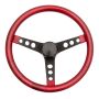 GRANT GRT8455 Steering Wheel Mtl Flake Red/Spoke Blk 13.5
