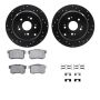 Dynamic Friction 8512-59076 Rotor Kit