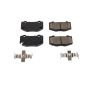 PowerStop 17-1718 PowerStop - Z17 Low-Dust Ceramic Brake Pads with Hardware