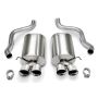 CORSA Performance 14169 Corsa 2005-2007 Chevrolet Corvette C6 6.0L V8 Polished Sport Axle-Back Exhaust