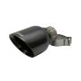 Corsa Performance TK007BLK Single 4.5in. Black PVD Pro-Series Universal Tip Kit (2.5in. Inlet-Clamp Include