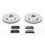 PowerStop K815 Z23 Daily Driver Carbon-Fiber Ceramic Brake Pad and Drilled & Slotted Rotor Kit
