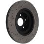 Stoptech 128.47021R Drilled Sport Brake Rotor