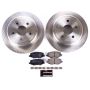PowerStop KOE3090 OE Stock Replacement Low-Dust Ceramic Brake Pad and Rotor Kit