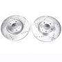 PowerStop JBR1315XPR PowerStop Evolution Performance Drilled, Slotted & Plated Brake Rotor Pair