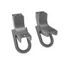 aFe Power 450-72T001-G aFe POWER Front Tow Hook Gray