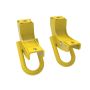 aFe Power 450-72T001-Y aFe POWER Front Tow Hook Yellow