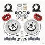 Wilwood 140-13477-R Forged Dynalite-M Front Kit 11.30in 1 PC Rotor&Hub Red 1970-1973 Mustang Disc & Drum Spindle