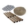 Design Engineering 10705 Protect-A-Boot & Wire Kit Titanium 8 Cylinder