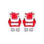 PowerStop S3424 Red Powder Coated Calipers