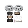 PowerStop KOE1132 OE Stock Replacement Low-Dust Ceramic Brake Pad and Rotor Kit