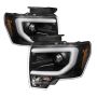 SPYDER 5077646 Projector Headlights - Light Bar DRL - Black