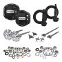 Yukon Gear & Axle YGK013STG4 Yukon Master Overhaul Kit Stage 4 Jeep Re-Gear Kit w/Covers Fr & Rr Axles Dana 30/44 4.88 Ratio