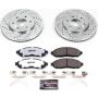 PowerStop K4611-36 Z36 Truck and SUV Carbon-Fiber Ceramic Brake Pad and Drilled & Slotted Rotor Kit