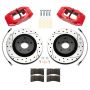 Wilwood 140-17669-DR 97-04 C5 Corvette SLC56 Front Rotor & Brake Kit  - Red