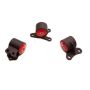 Innovative 94-01 Integra B-Series Black Steel Mounts 85A Bushings (Auto Trans 3 Bolt)