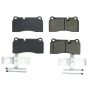 PowerStop 17-1155 PowerStop - Z17 Low-Dust Ceramic Brake Pads with Hardware