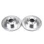 PowerStop JBR760XPR PowerStop Evolution Performance Drilled, Slotted & Plated Brake Rotor Pair