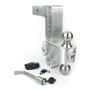 Weigh Safe LTB10-2.5-KA 180 Hitch 10in Drop Hitch & 2.5in Shank (10K/18.5K GTWR) w/WS05 - Aluminum