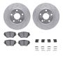 Dynamic Friction 7512-76130 Rotor Kit