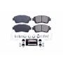 PowerStop Z23-476 PowerStop - Z23 Daily Driver Carbon-Fiber Ceramic Brake Pads with Hardware Kit